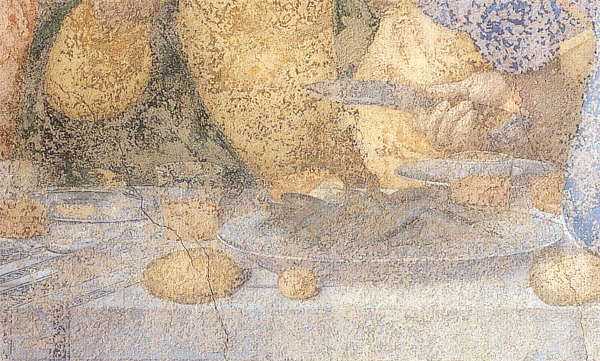 Current condition of the Last Supper.